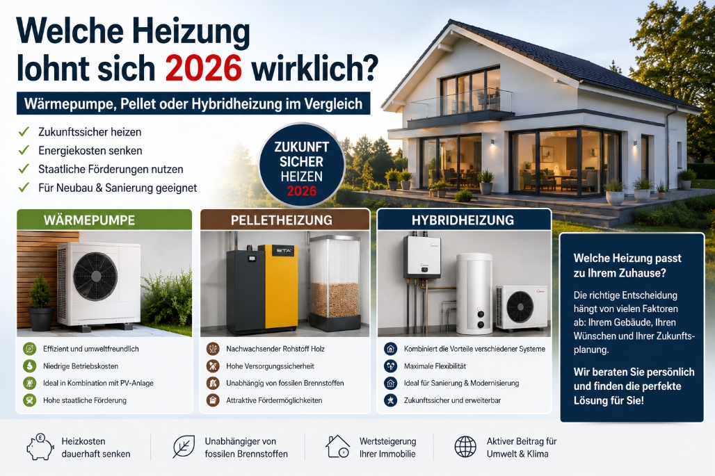 Welche Heizung 2026? Welche Heizung 2026?